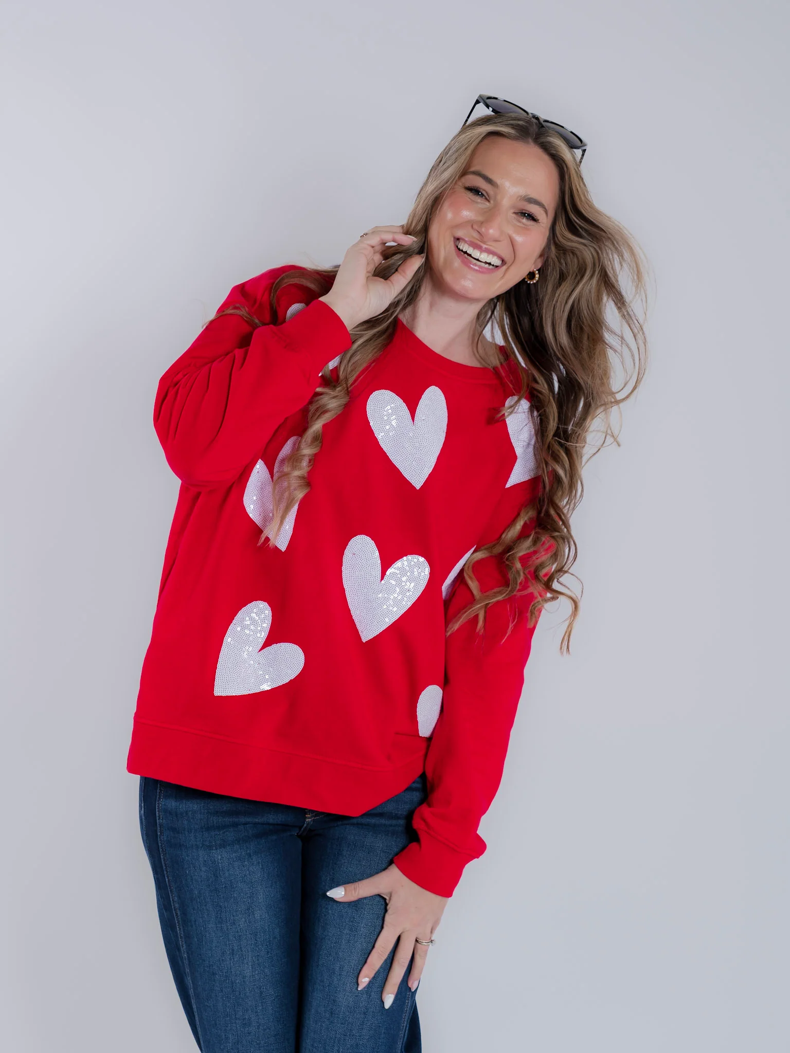 All My Heart Sparkle Sweatshirt - Image 3