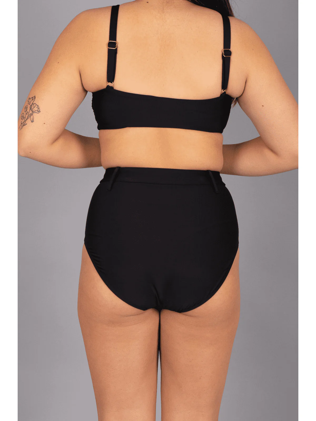 Belted High Rise Swimsuit Bottoms - Image 3