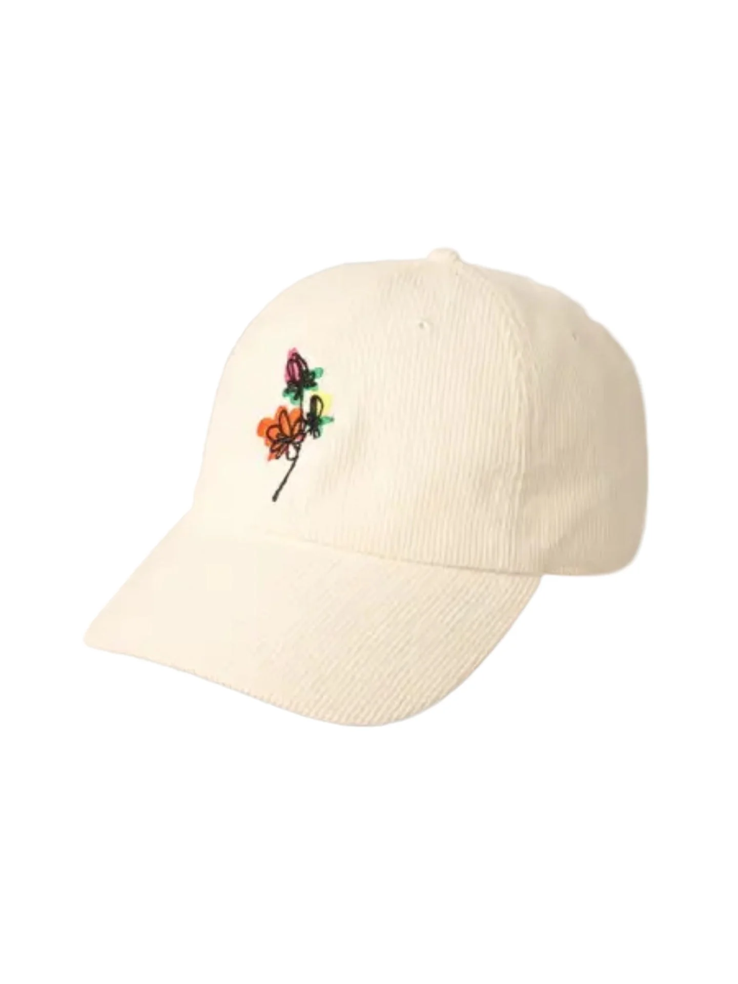 Embroidered Flowers Hat - Image 4