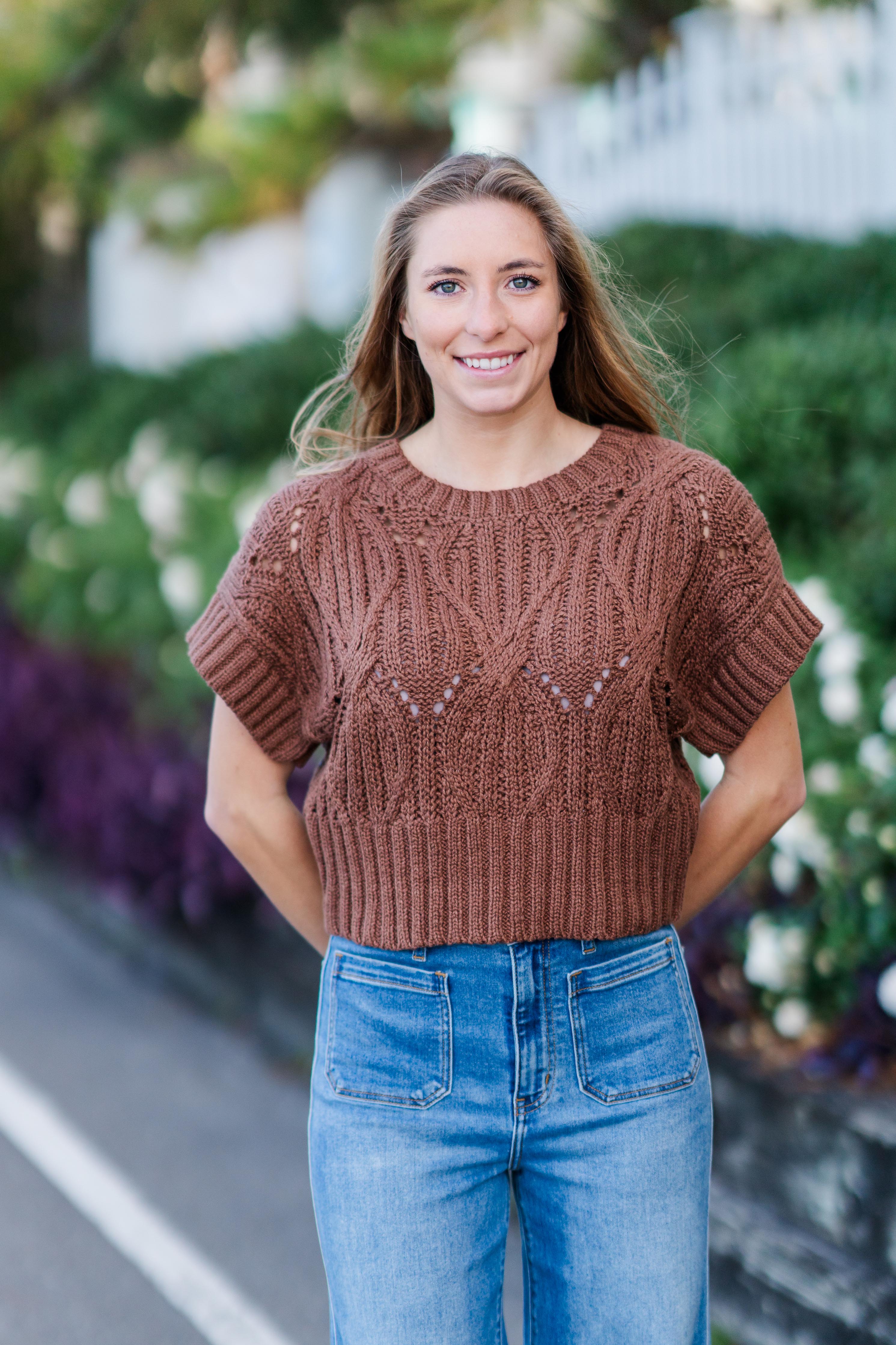 Cable Knit Sweater Top - Image 12
