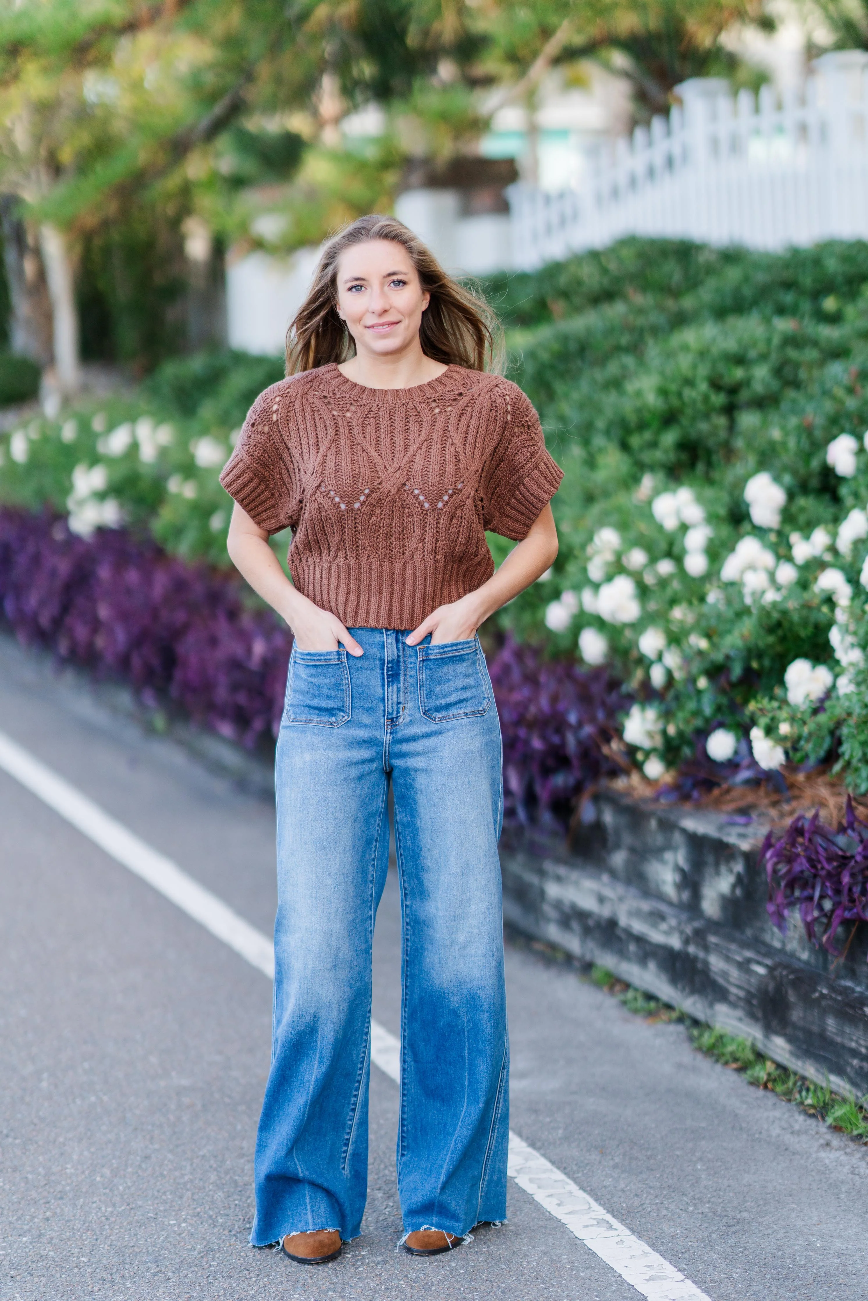 Cable Knit Sweater Top - Image 13