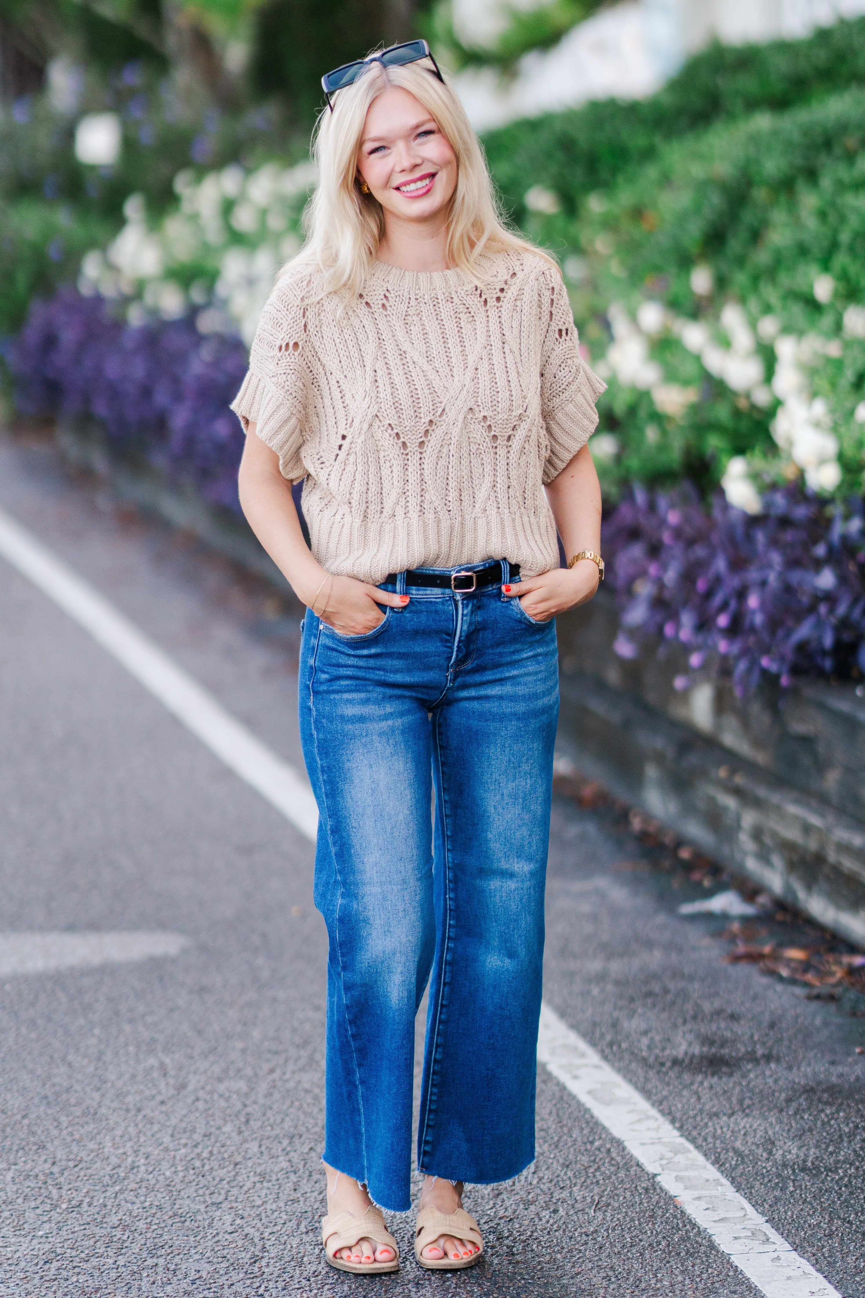 Cable Knit Sweater Top - Image 3
