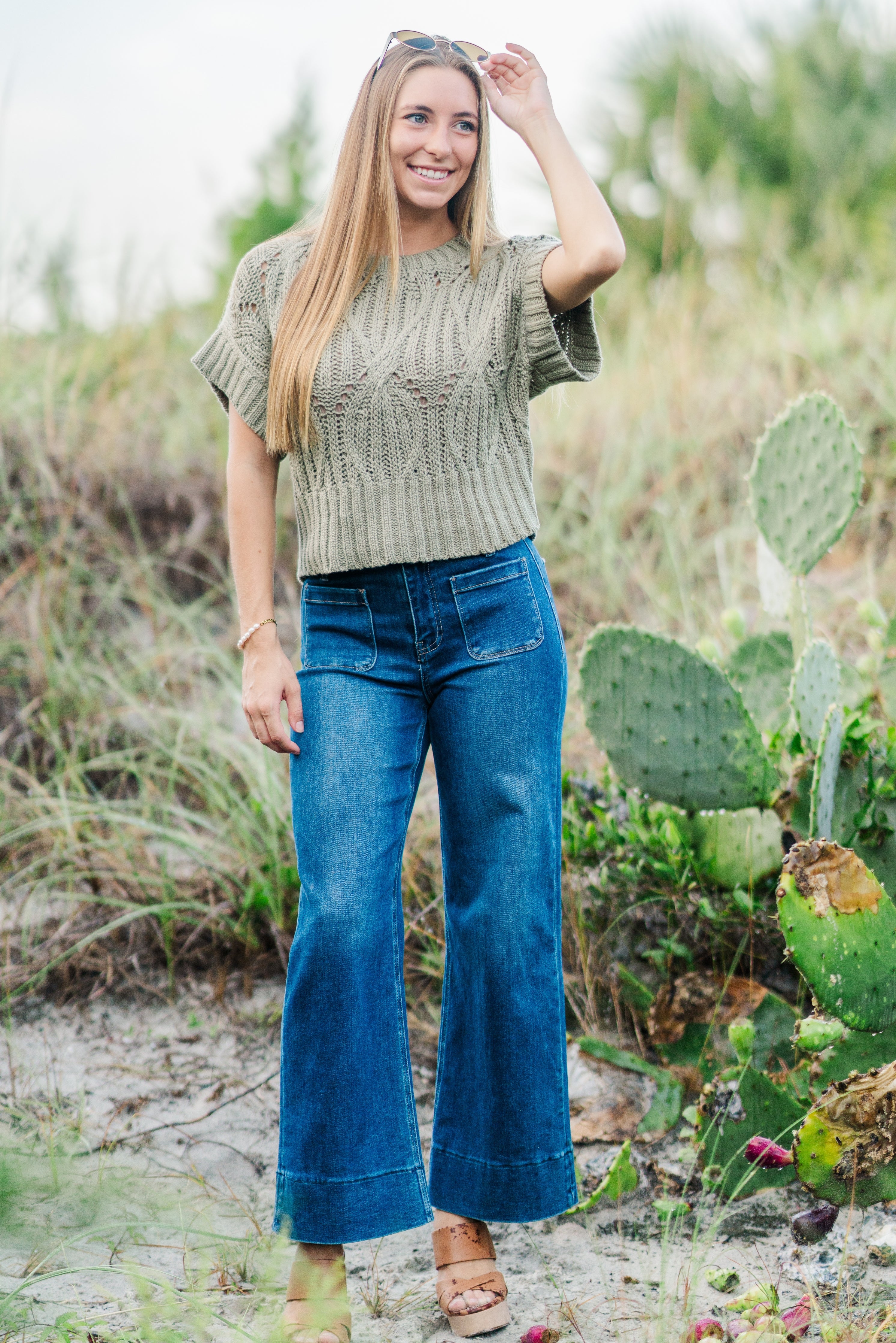 Cable Knit Sweater Top - Image 6