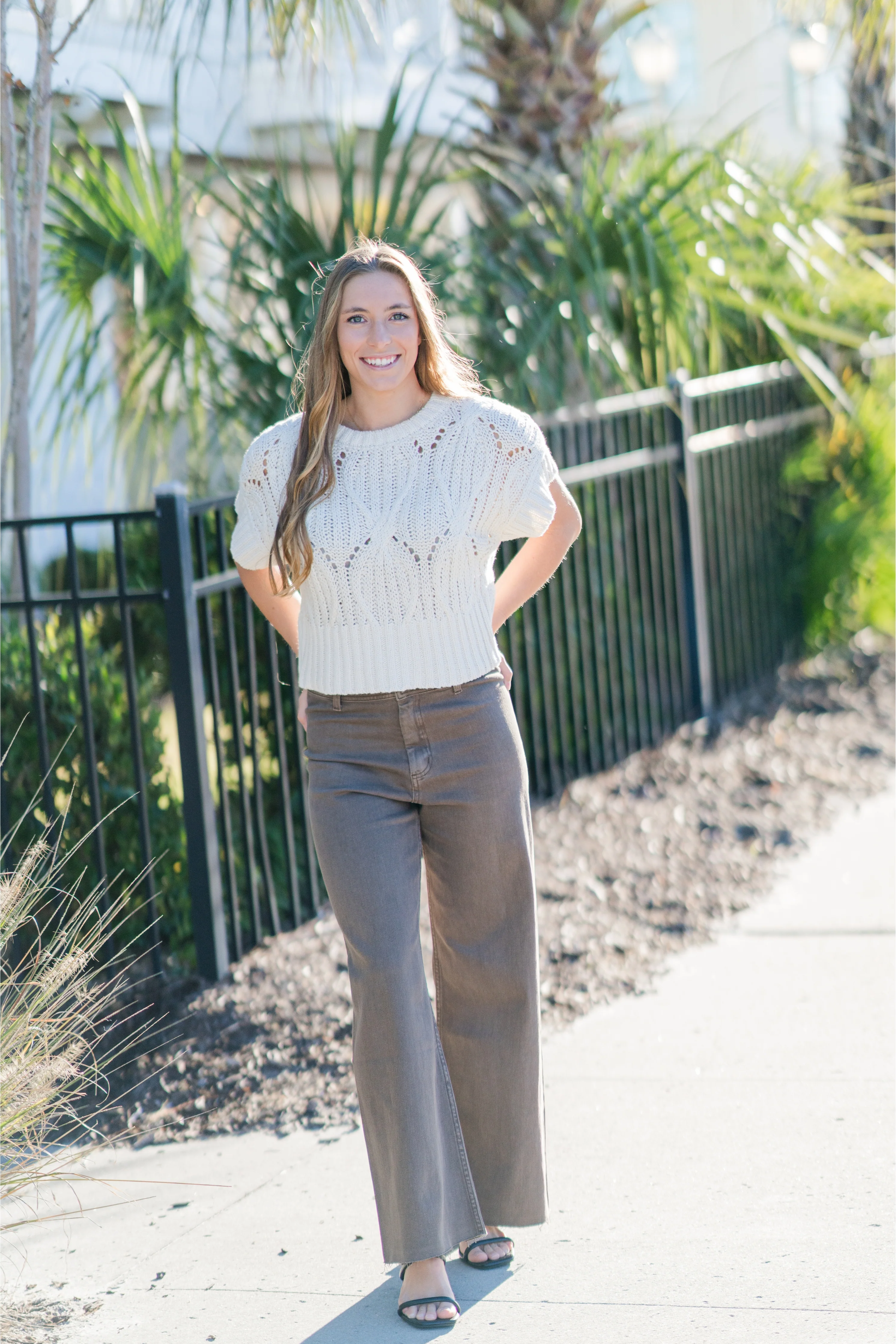 Cable Knit Sweater Top - Image 8