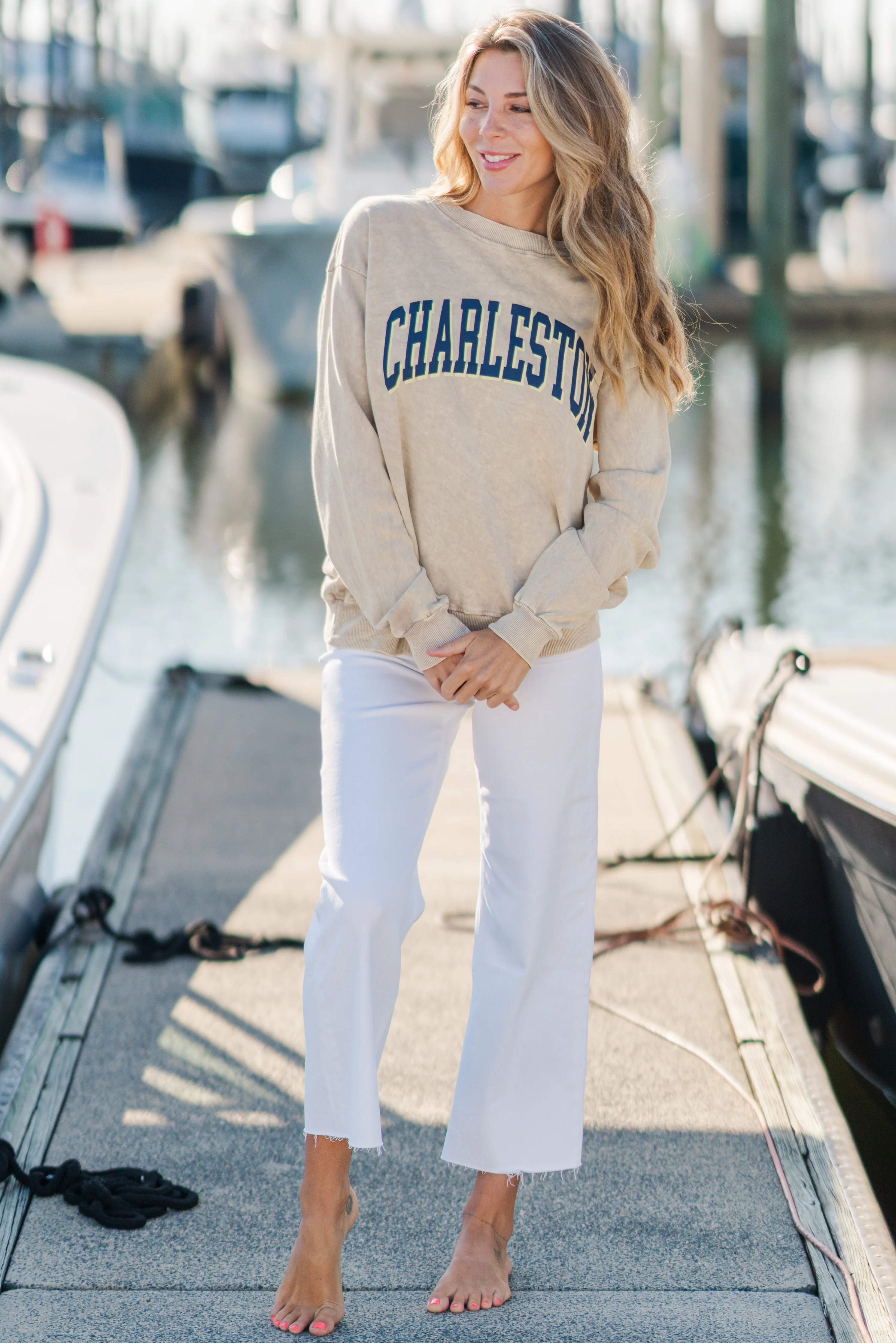 Charleston Graphic Terry Sweatshirt - Image 4