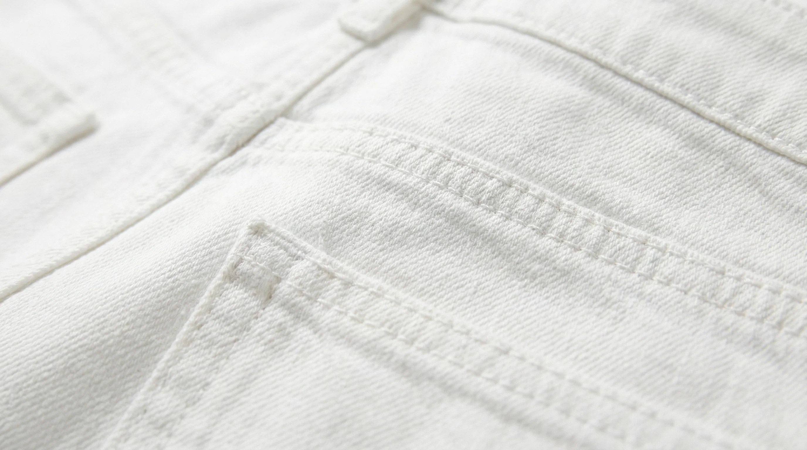 Coastal White Relaxed Straight Denim - Image 3