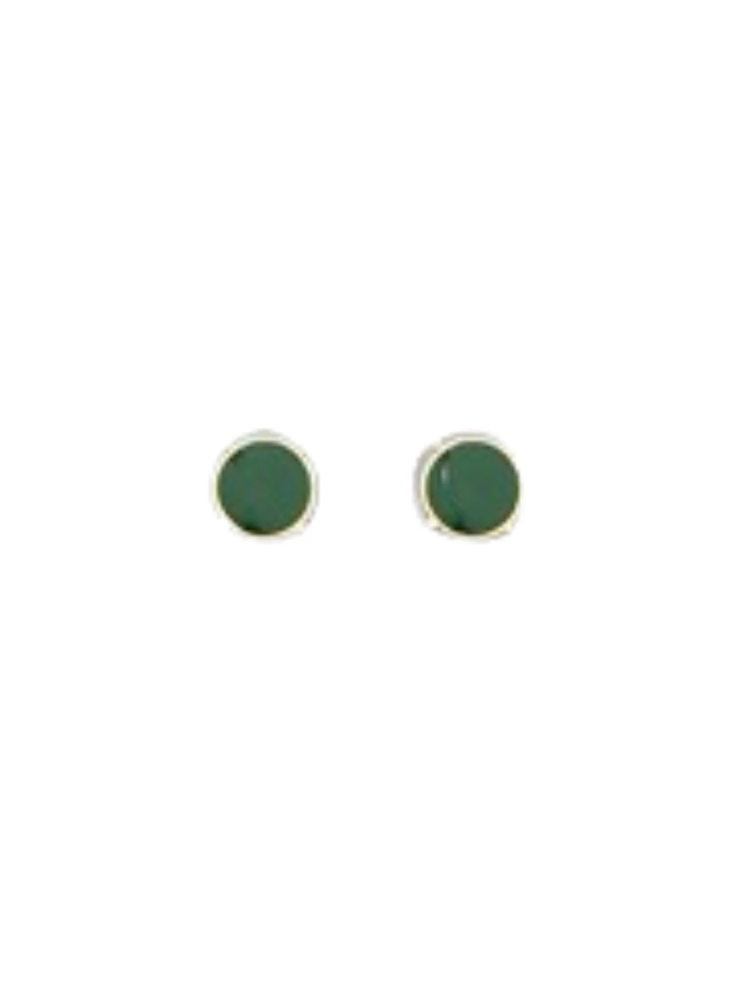 Color Circle Stud Earrings - Image 3