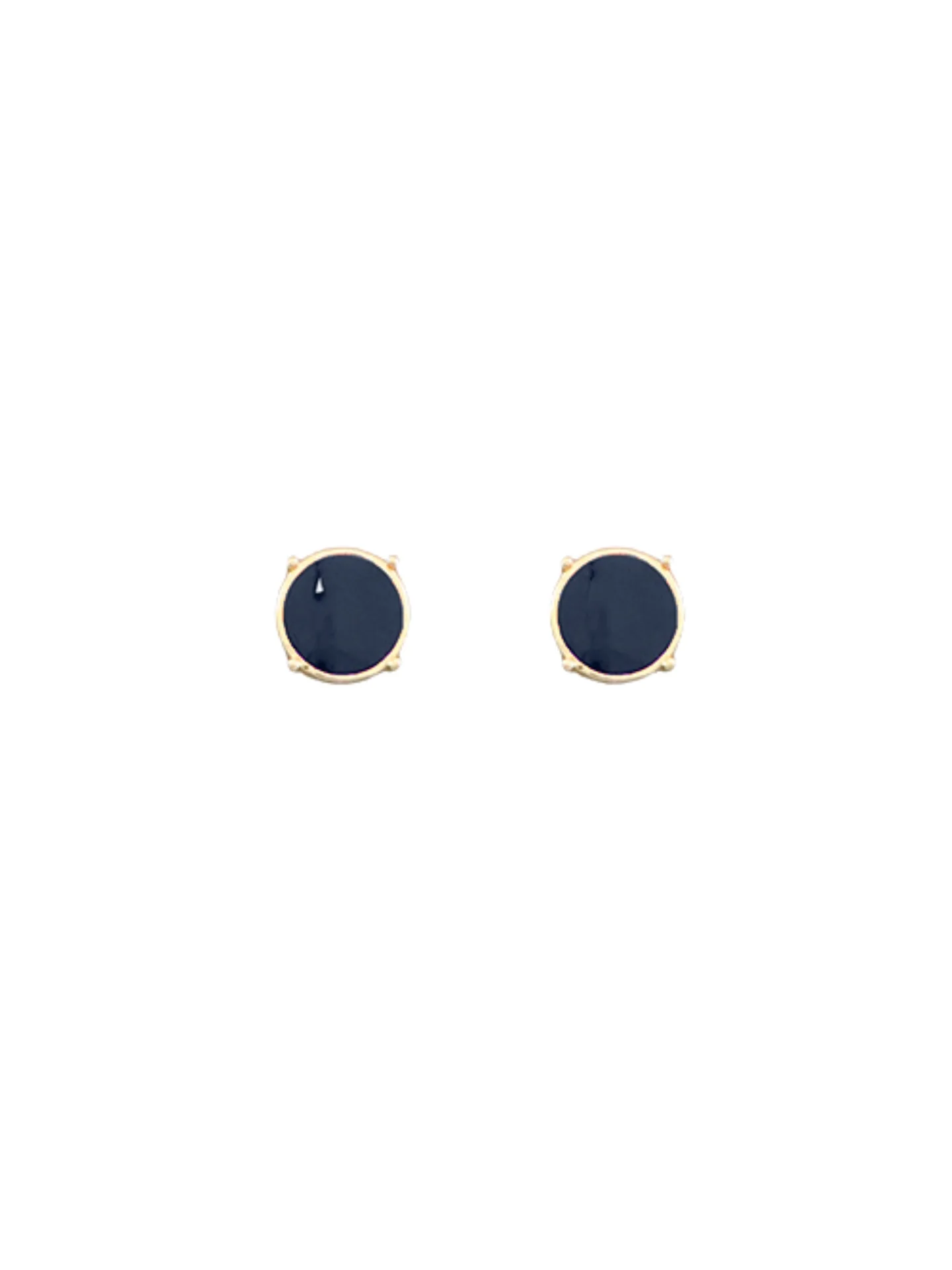 Color Circle Stud Earrings - Image 4