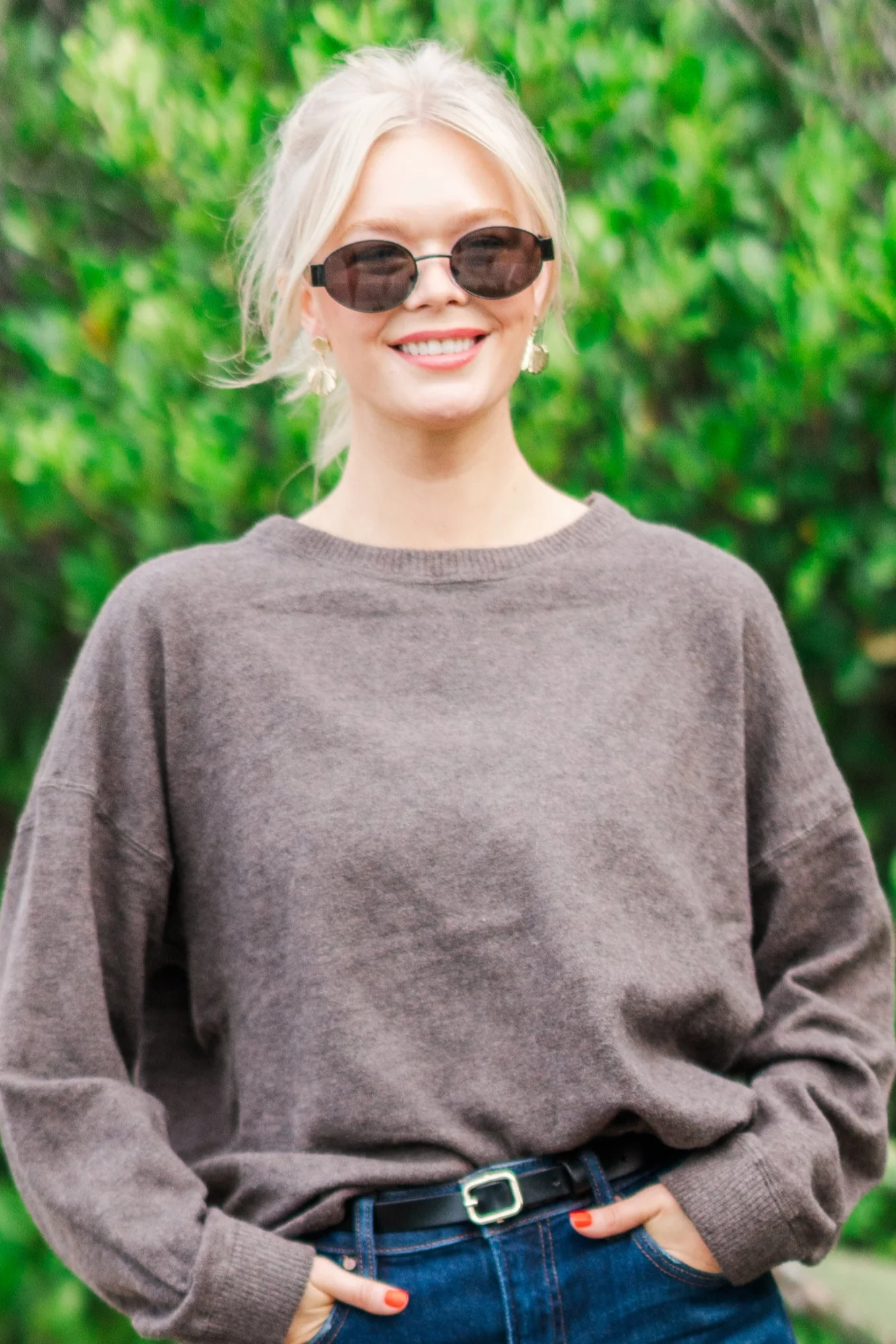 Drop Sleeve Crewneck Sweater - Image 3