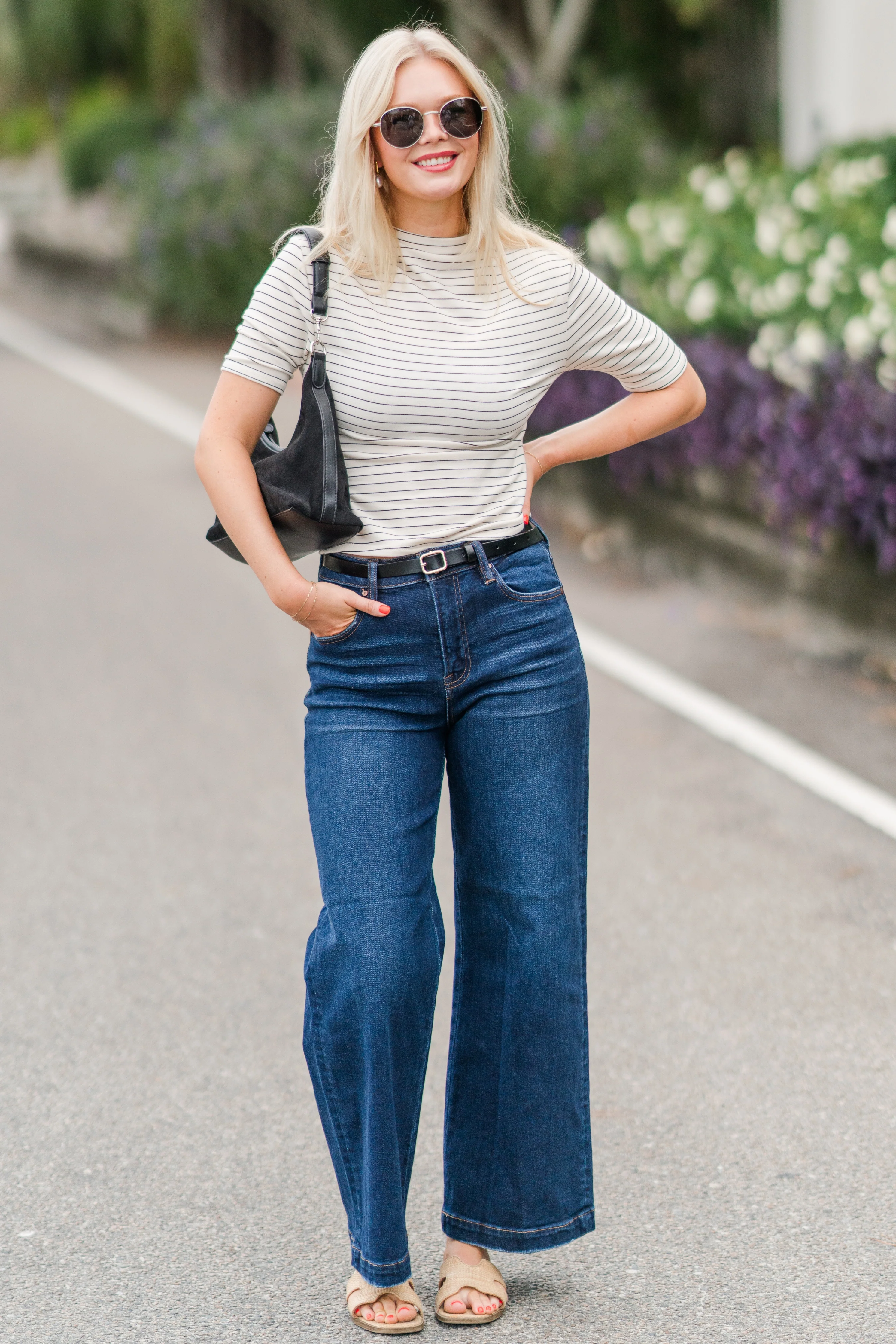 High Rise Crop Jeans - Image 4