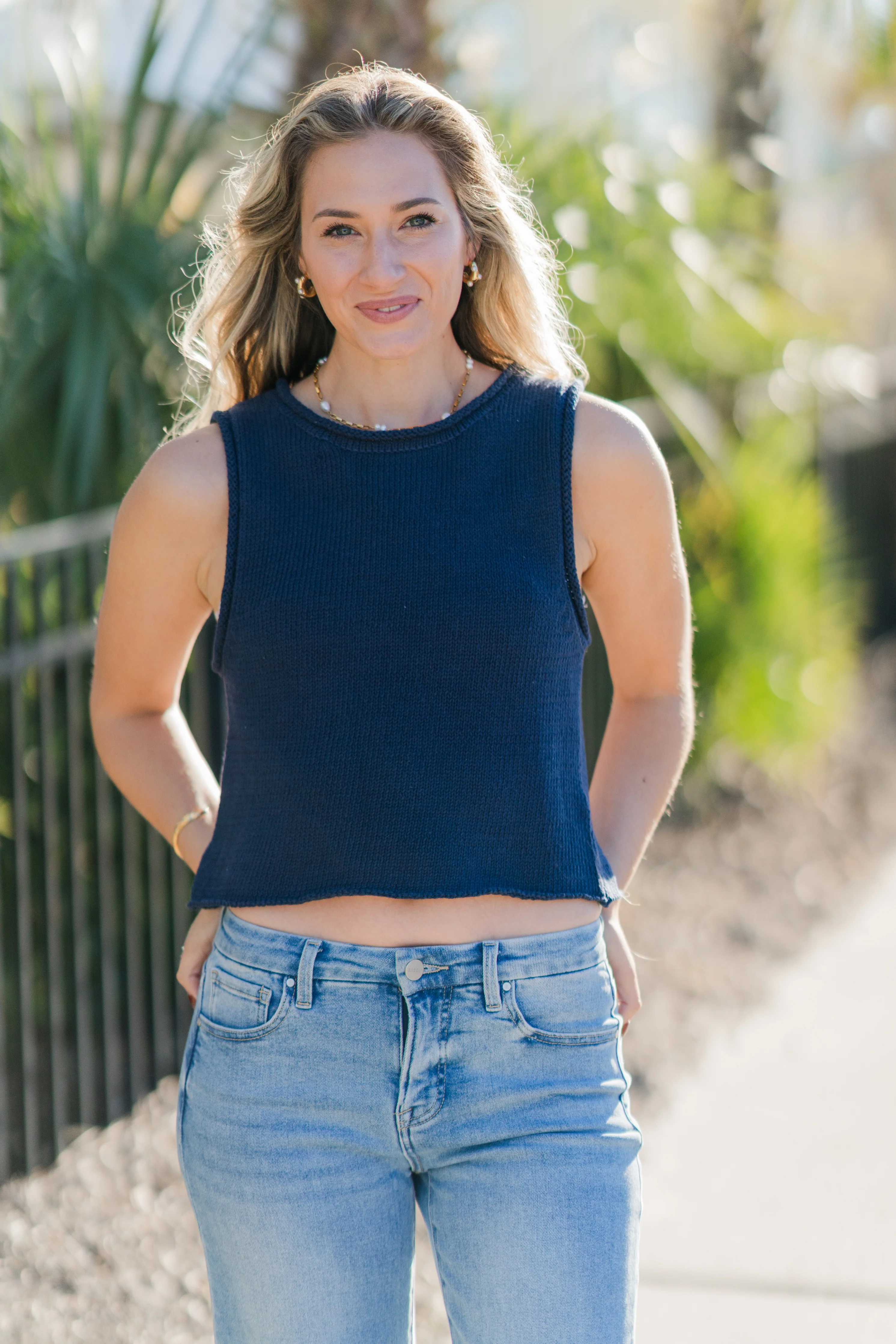 Sleeveless Sweater Top - Image 3