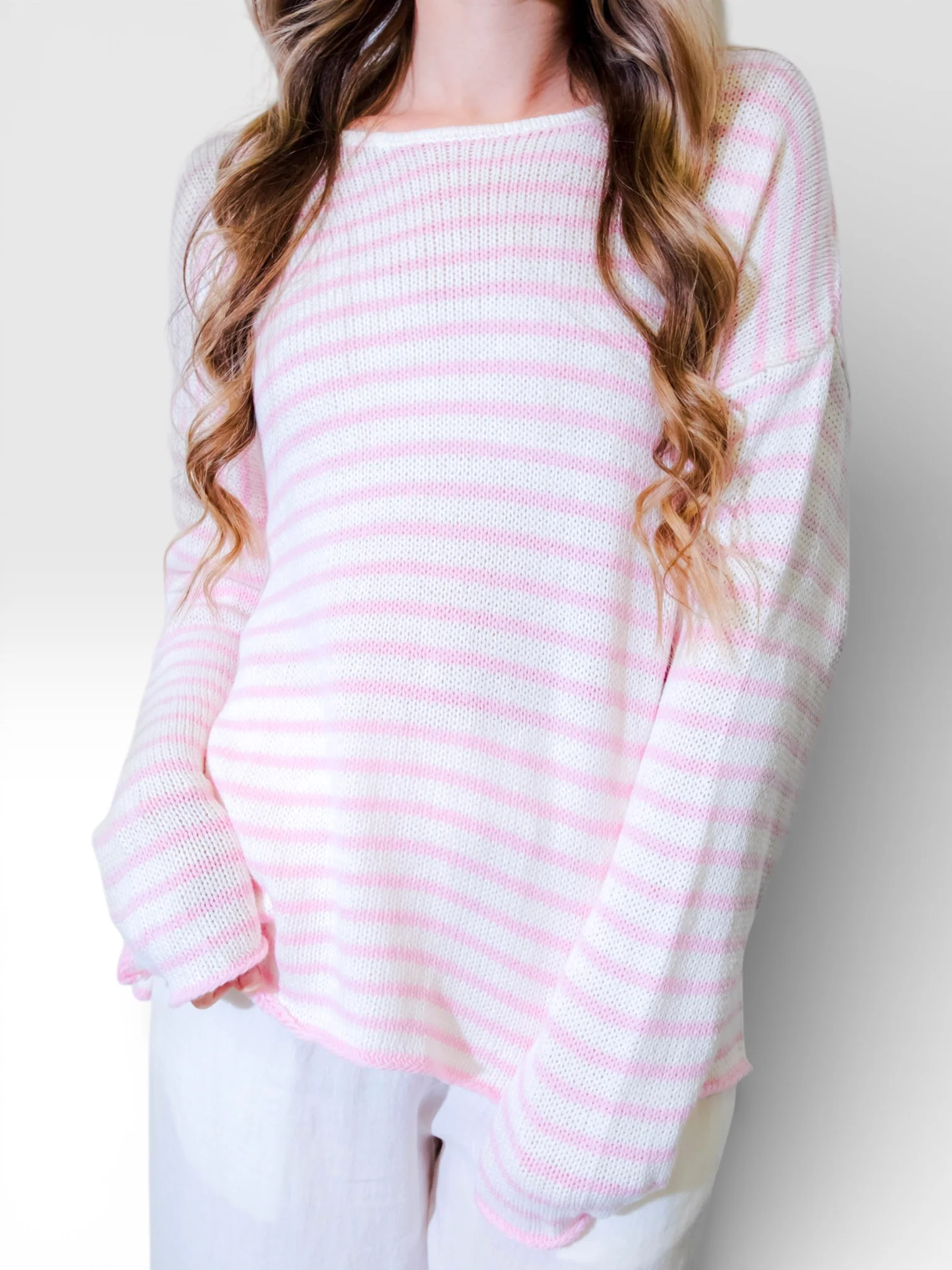Striped Detail Sweater - Image 11