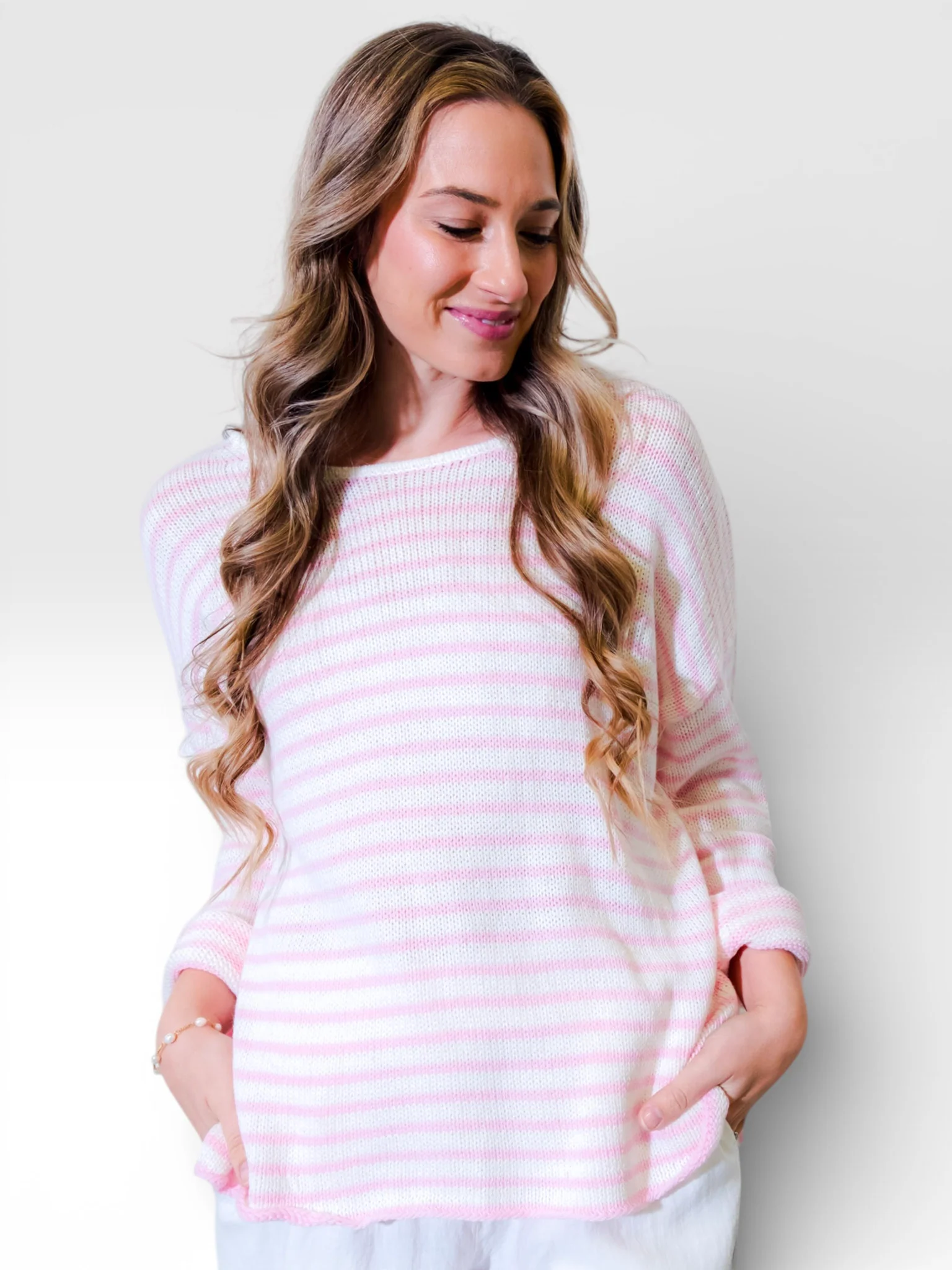 Striped Detail Sweater - Image 12