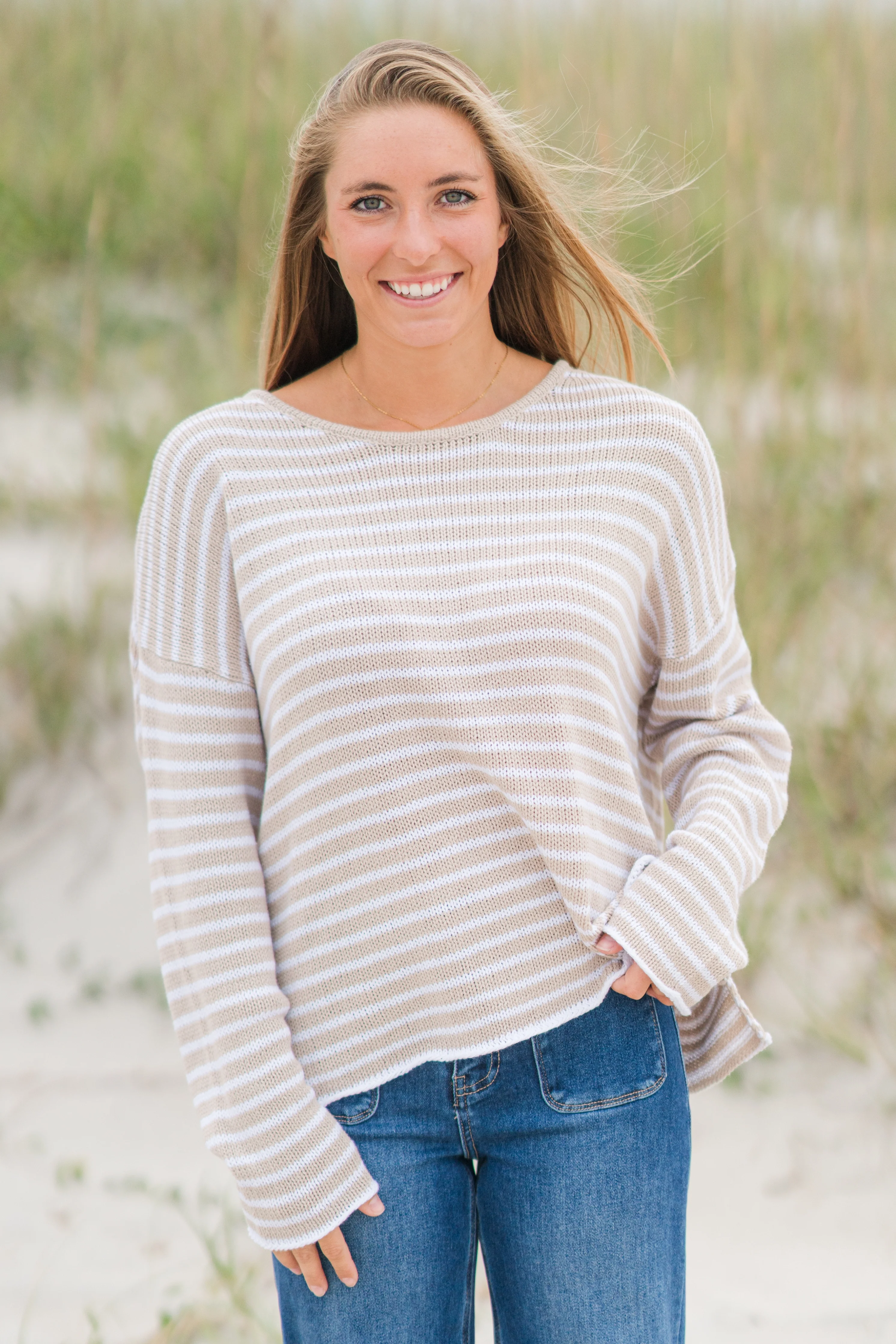 Striped Detail Sweater - Image 8