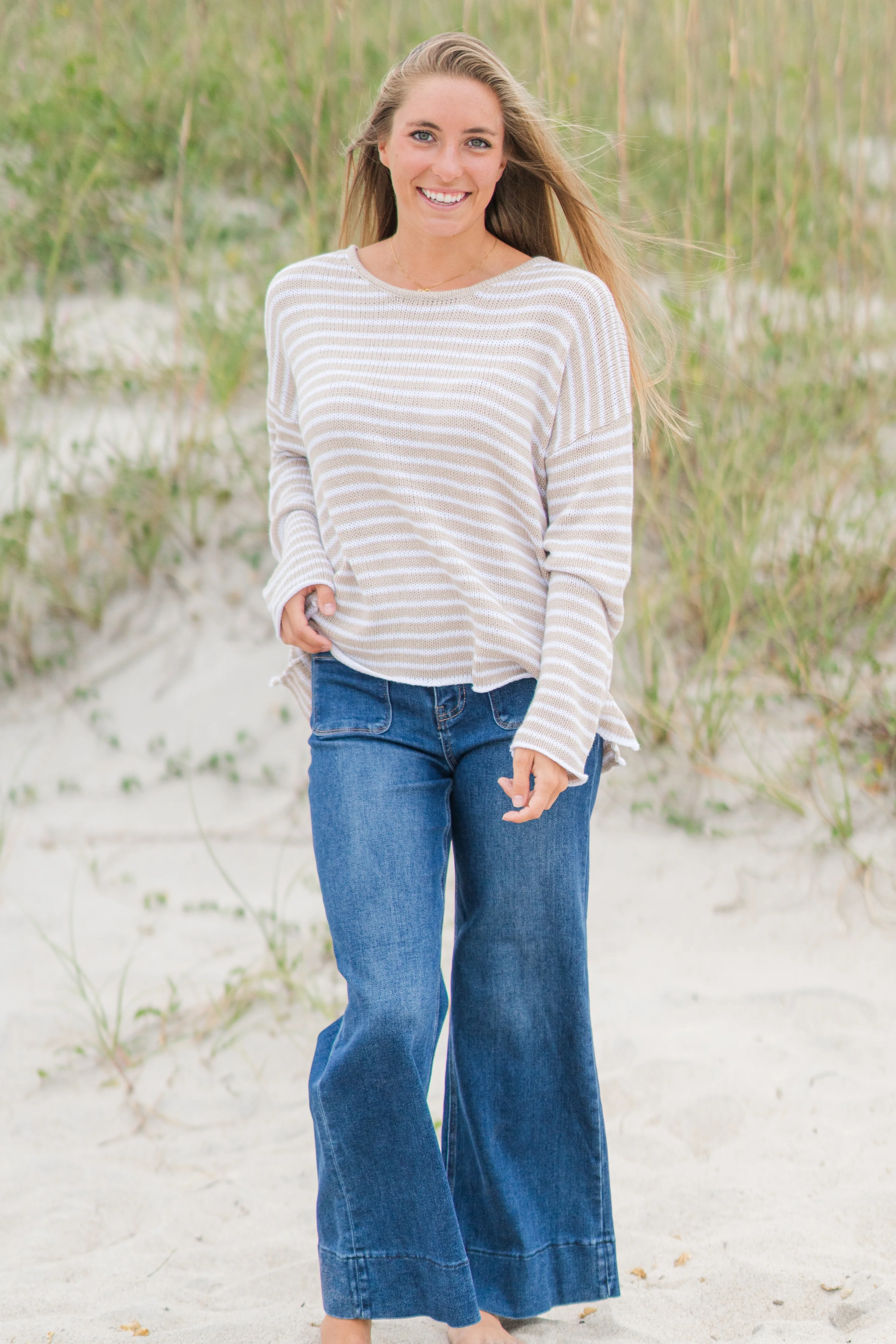 Striped Detail Sweater - Image 9